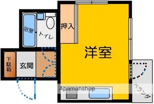エアリーマンション【3階】の間取り