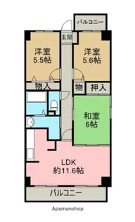 スカール新居浜【3階】の間取り
