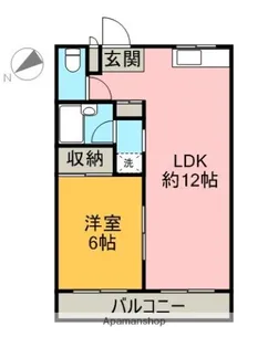 グラッドハウスⅠ【1階】の間取り