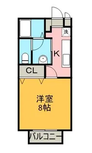 コーポラス ダイクヤ【1階】の間取り