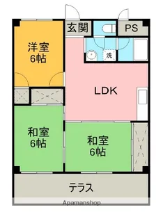 サニーハイム榎之本【7階】の間取り