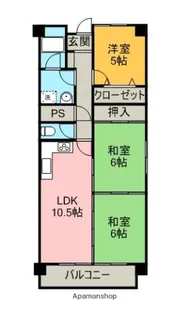 ベルトピア新居浜【7階】の間取り