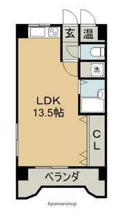 第3サンワビル【5階】の間取り