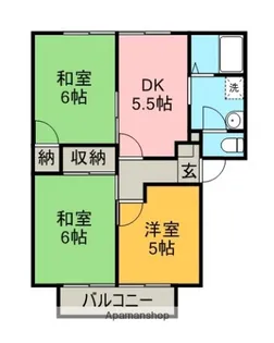 フレグランス真鍋【2階】の間取り