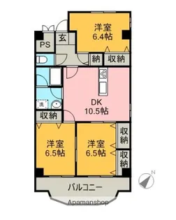ステーションヒルズ【2階】の間取り