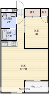 FARE岸の上【2階】の間取り