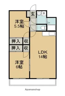 クリスタルコートJ【3階】の間取り