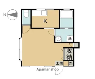 ユースハイツ【1階】の間取り