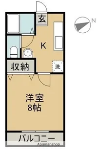 ANGELCOURT21(エンジェルコート)【2階】の間取り