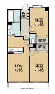 タロックス新居浜【7階】の間取り