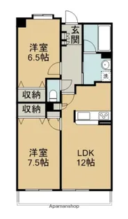 タロックス新居浜【4階】の間取り