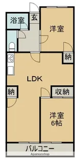 アーバンコート中須賀【3階】の間取り