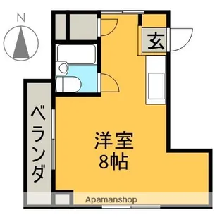 コーポ新玉【1階】の間取り