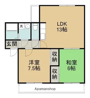 メゾン一忠【1階】の間取り