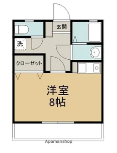 栄光マンション【3階】の間取り