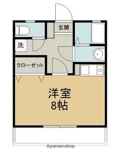 栄光マンション【3階】の間取り