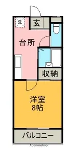 ビューハイツ【3階】の間取り