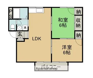 メゾン・ド・東雲【2階】の間取り