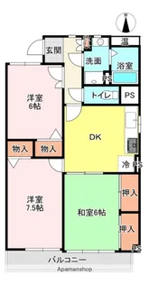 レジデンス一宮【2階】の間取り