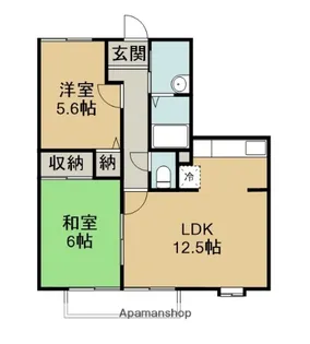 ロイヤルハウス西泉壱番館【1階】の間取り