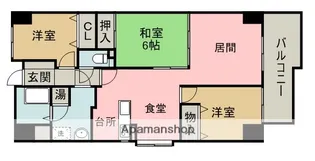 サーパス中須賀【2階】の間取り