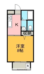 シティグラント・ヤス【1階】の間取り