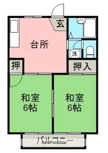 グリーンヒル【2階】の間取り