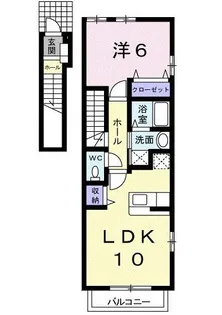 サンシャイン桜木【2階】の間取り