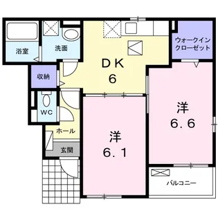 カーサ ディ ファーロ【1階】の間取り