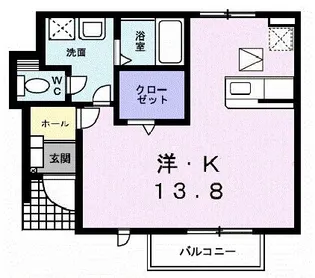 ブリアント・ベル【1階】の間取り