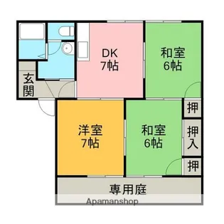 ファミール北内【2階】の間取り