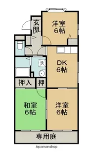 ファミール北内【1階】の間取り