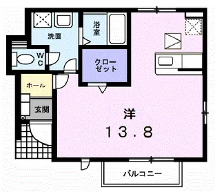 ヴィオラ【1階】の間取り