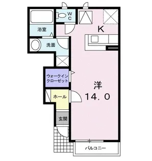プロムナード本郷【103号室】の間取り