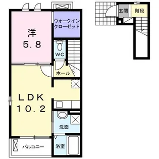 アイリス・テル【2階】の間取り