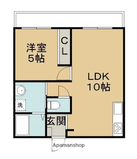 アムール・エミュー【2階】の間取り