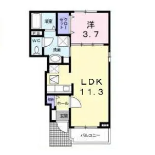 グレイス【1階】の間取り