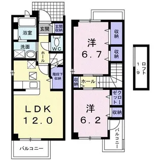 ア・ラ・モード本郷B【1階】の間取り