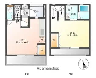 OLETH東田【1階】の間取り