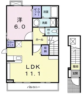 アルバカーサ桜木【2階】の間取り