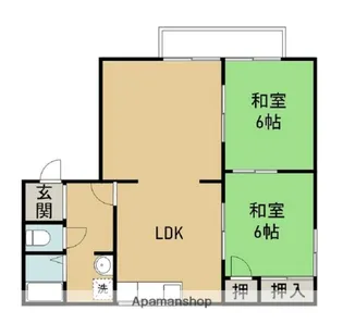 キャピタルハウス【1階】の間取り