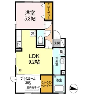 メーティス【2階】の間取り