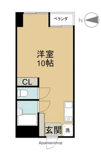 VERITE徳常【3階】の間取り