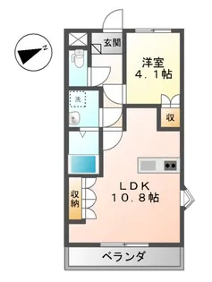 イーストリバー2【2階】の間取り