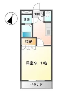 ル・ドーモ くすの木【1階】の間取り