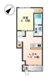 AZYU(エイジュ)【103号室】の間取り