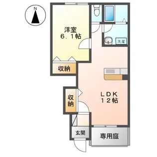 ルナ プレーナ【1階】の間取り