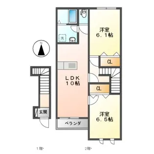 ルナ プレーナ【2階】の間取り