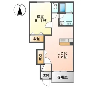 ルナ プレーナ【1階】の間取り