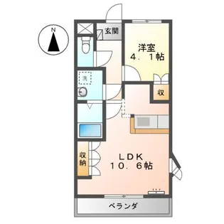 ミューズガーデン【1階】の間取り